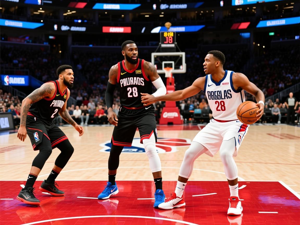 快船客场战胜骑士，小卡全场28分