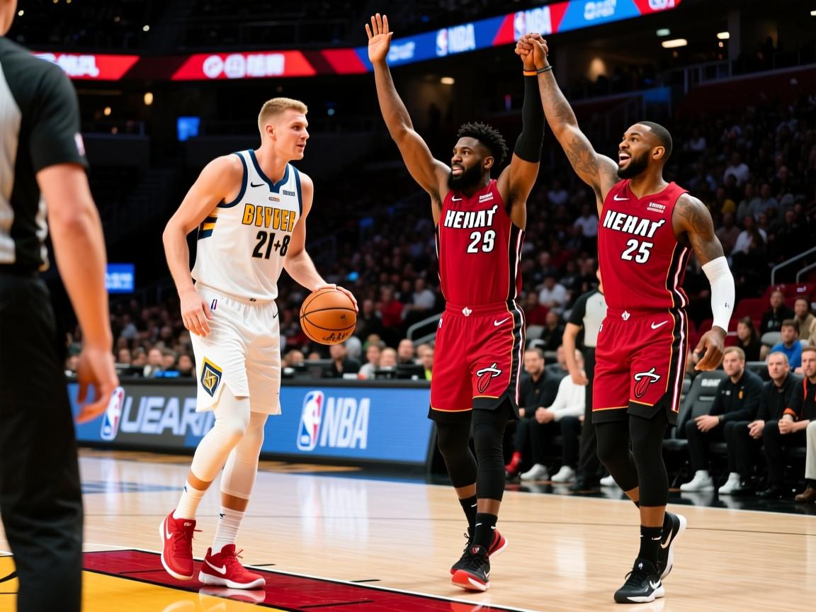 约基奇21+8伤退掘金惨负热火鲍威尔25分引8人上双大胜 第2张